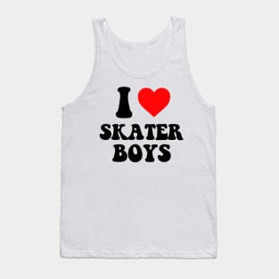 I Heart Skater Boys Tank Top